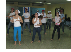 Young Cuban Jews dancing at the Patronado