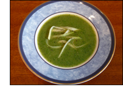 Spinach and Zucchini soup